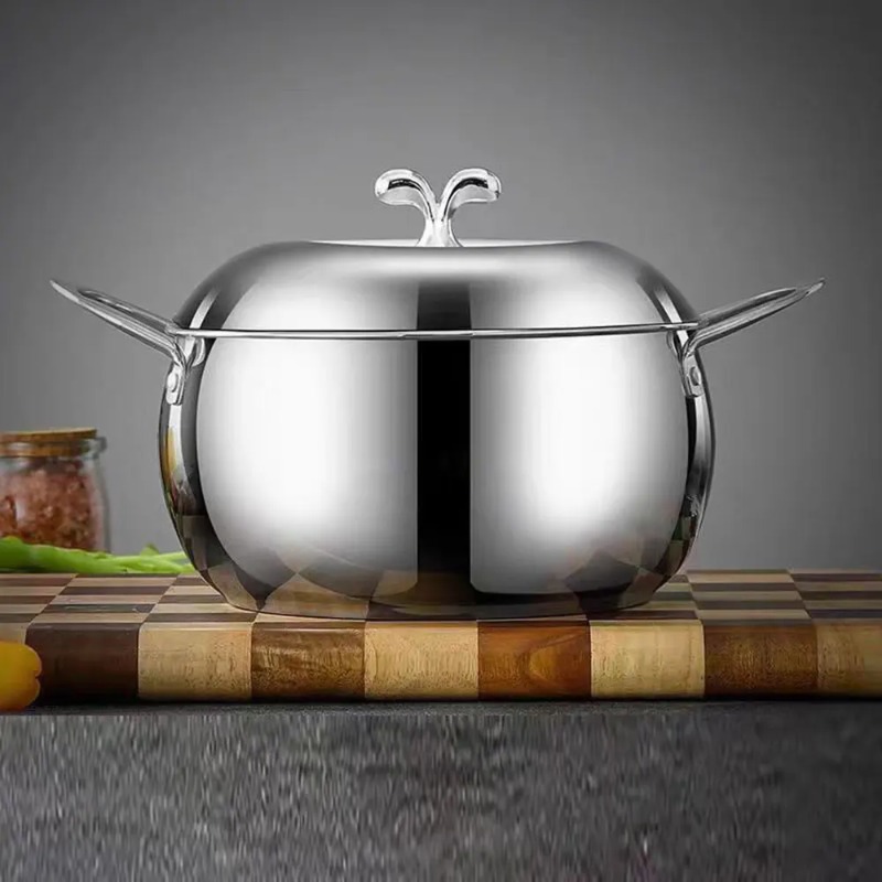 Baby Food Apple - apple thicked 304 stainless steel apple