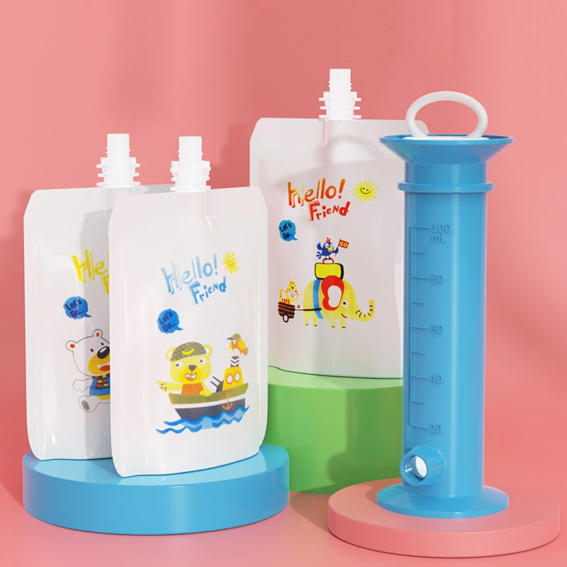 Baby Food Pouches 1 Year Old - Baby Fruit Puree Filling Dispenser Newborn