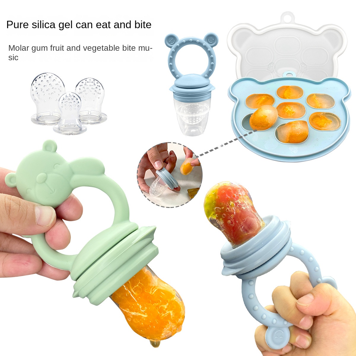 Baby Food Diet - Food Grade Silicone Baby Teether Eco