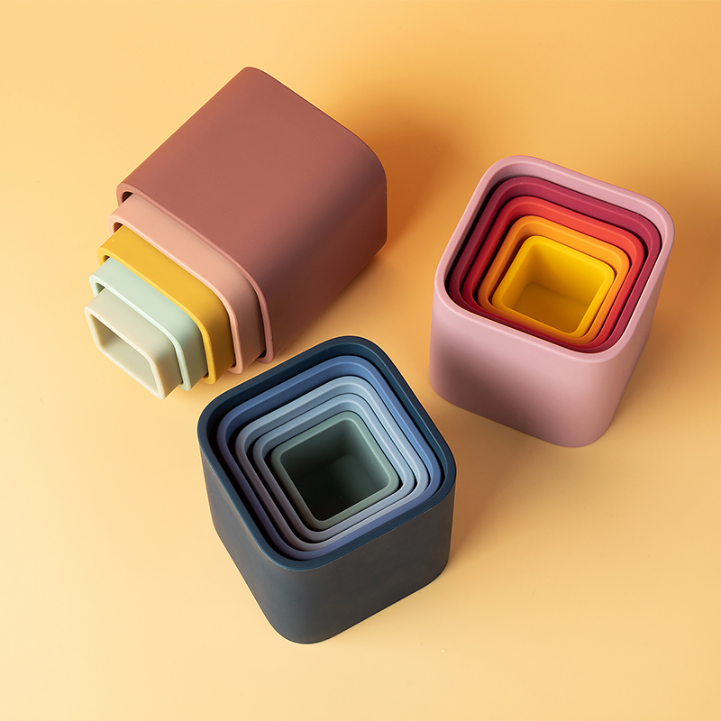 Baby Food Nestum - 1set Baby Silicone Stacking Cups Toys
