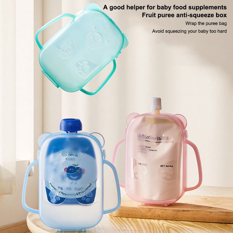 Food Pouch Holder Mess-Free Ba - Baby Food Pouches 1 Year Old review and price