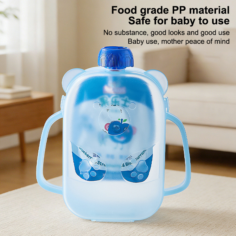 Food Pouch Holder Mess-Free Ba - Baby Food Pouches 1 Year Old review and price