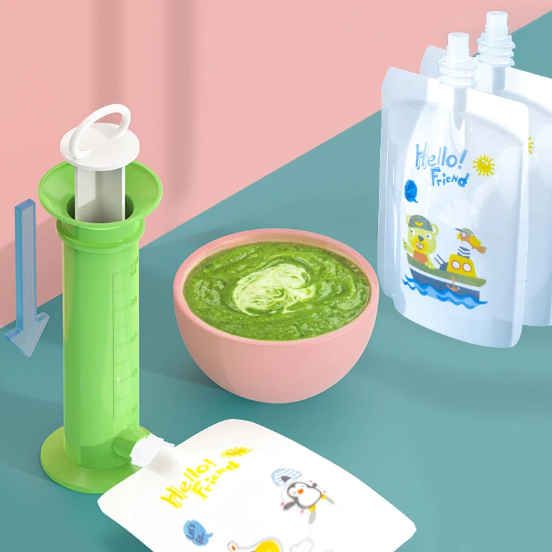 Baby Fruit Puree Filling Dispe - Baby Food Pouches 1 Year Old review and price
