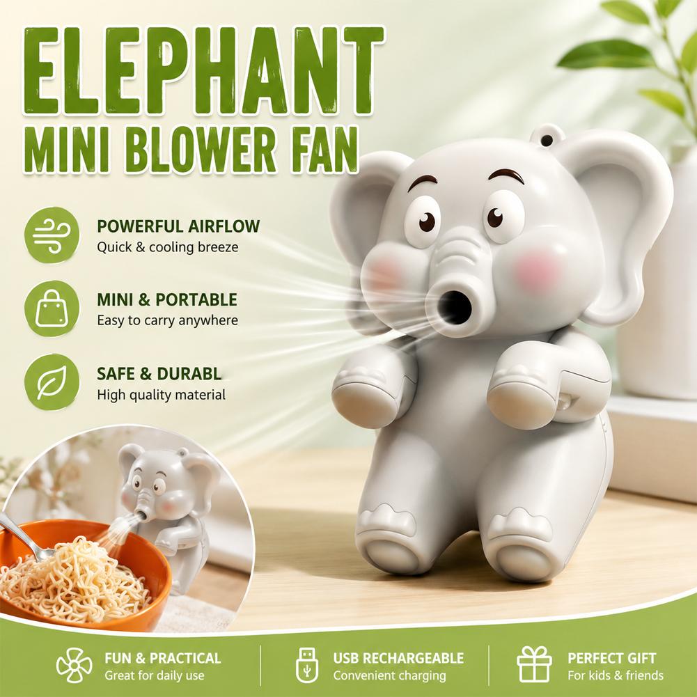 Mini Elephant Food Cooler Fan, - Baby Food Diet review and price