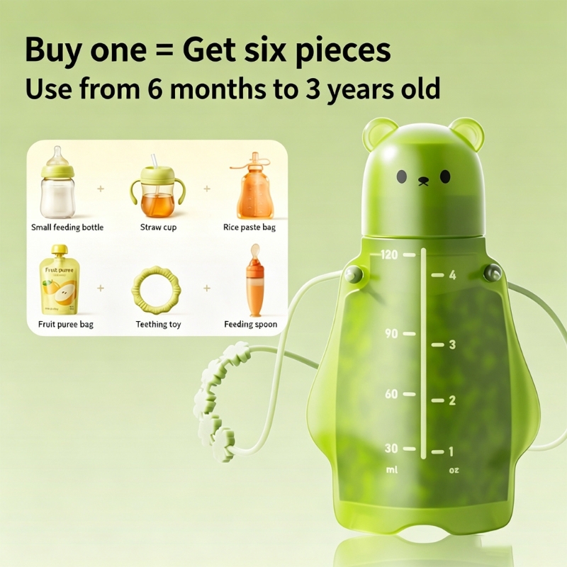 BPA Free Silicone Fruit Puree  - Baby Food Pouches 1 Year Old review and price