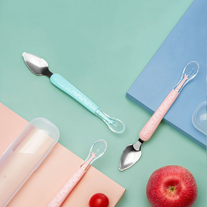 Double headed scraper spoon fo - Baby Food Apple review and price