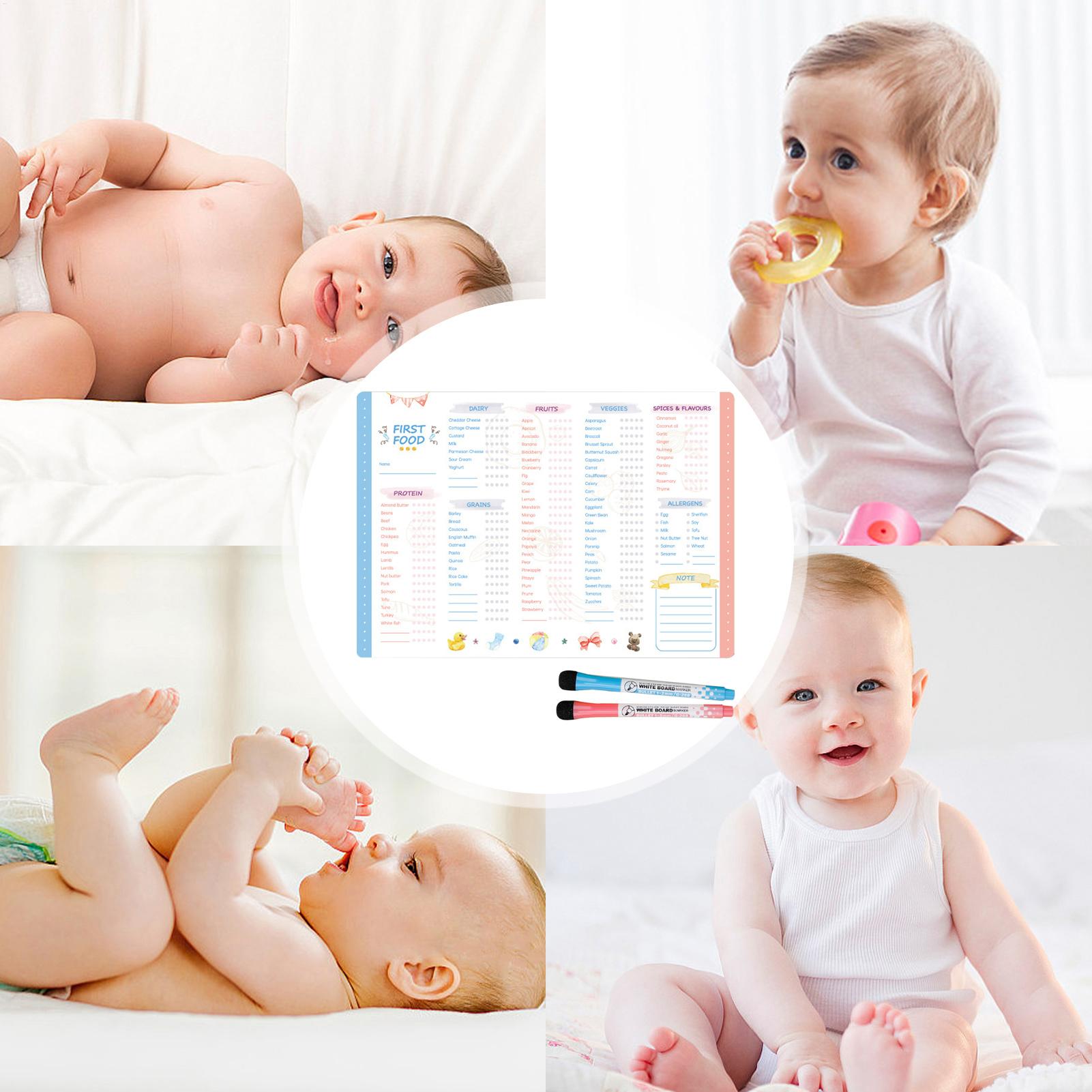 First Foods Chart Magnetic Bab - Baby Food Checklist review and price