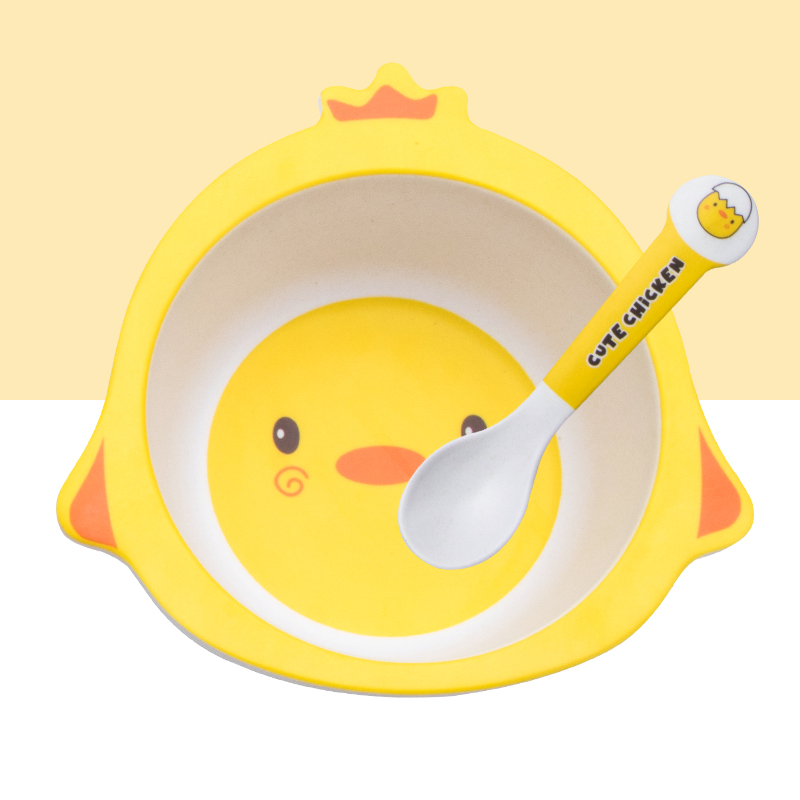 Cute Cartoon Chicken Bamboo Fi - Baby Food Hipp review and price