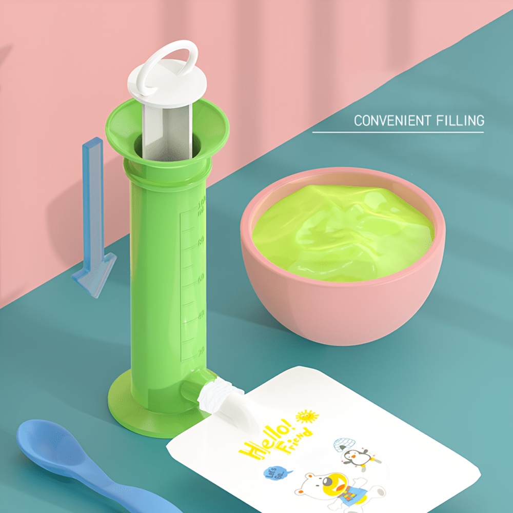Baby Food Filling Tool, Syring - Baby Food Pouches 1 Year Old review and price