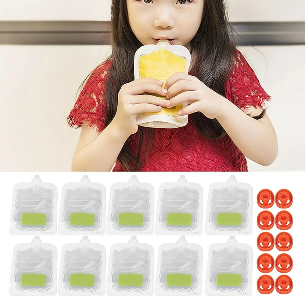10Pcs Reusable Complementary F - Baby Food Pouches 1 Year Old review and price